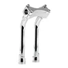 cafe 4 racer - Biltwell, Murdock pullback risers 10" chrome - BILTWELL Clamp Kit & Risers 