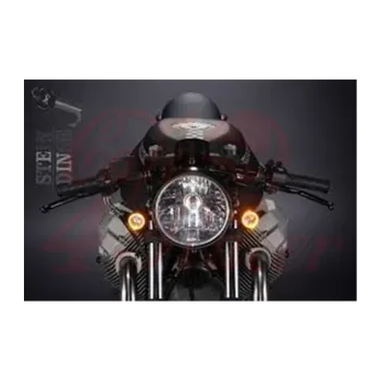 cafe 4 racer - Kellermann 2in1 Indicator / Position light GELB Bullet 1000 PL chrome glossy - Kellermann 2in1 and 3in1  4029265811004