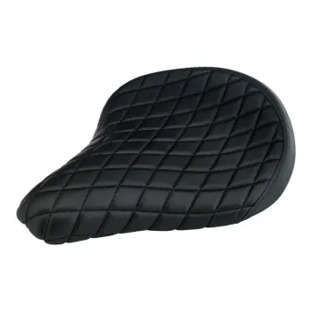 cafe 4 racer - Fitzz, custom solo seat. Black/rivets. Small. 4cm thick - MCS Bobber Solo Seats 