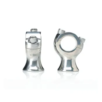 cafe 4 racer - Biltwell Slimline 1-3/4" risers 1" handlebars - BILTWELL Clamp Kit & Risers 