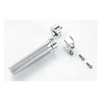 cafe 4 racer - Biltwell, Whiskey throttle assembly. Polished - BILTWELL Throttle control 