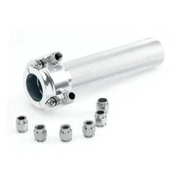 cafe 4 racer - Biltwell, Whiskey throttle assembly. Polished - BILTWELL Throttle control 
