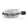 cafe 4 racer - Směrovky Kellermann pro koncovky řídítek BL 1000 LED, chromové - Kellermann Směrová světla na řídítkách 4029265201003