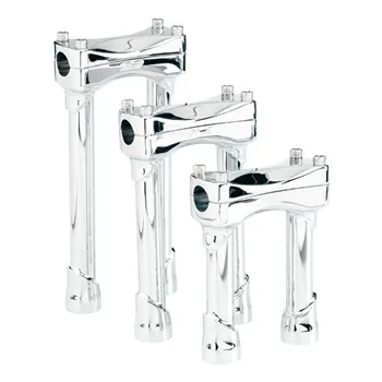 cafe 4 racer - Biltwell Murdock risers 6" chrome - BILTWELL Clamp Kit & Risers 
