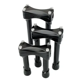 cafe 4 racer - Biltwell Murdock risers 6" black - BILTWELL Clamp Kit & Risers 