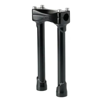 cafe 4 racer - Biltwell Murdock O/S straight risers 8" black - BILTWELL Clamp Kit & Risers 