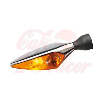 cafe 4 racer - Kellermann Zadné brzdové svetlo, smerovka Micro Rhombus DF, chróm, zadné ľavé - Kellermann 3v1 4029265461506