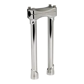 cafe 4 racer - Biltwell, Murdock pullback risers 8" chrome - BILTWELL Clamp Kit & Risers 