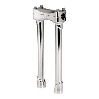 cafe 4 racer - Biltwell Murdock risers 12" chrome - BILTWELL Clamp Kit & Risers 
