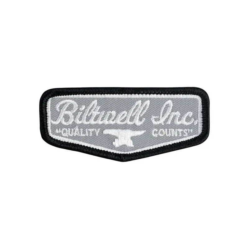 cafe 4 racer - Biltwell Shield 3" šedá/černá/bílá - BILTWELL Nášivky 
