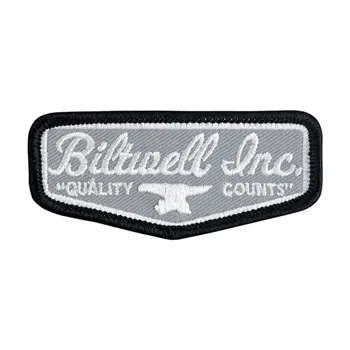 cafe 4 racer - Biltwell Shield 3" šedá/černá/bílá - BILTWELL Nášivky 