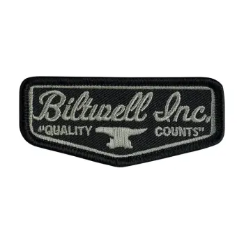 cafe 4 racer - Biltwell Shield 3" čierna/sivá - BILTWELL Nášivky 