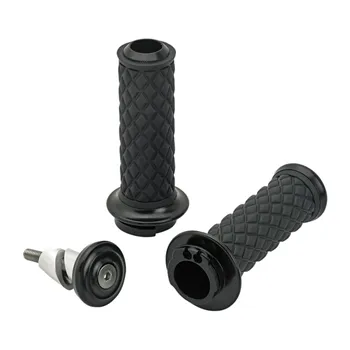 cafe 4 racer - Biltwell, Alumicore grips. Black - BILTWELL 25,4mm & 1 inch  