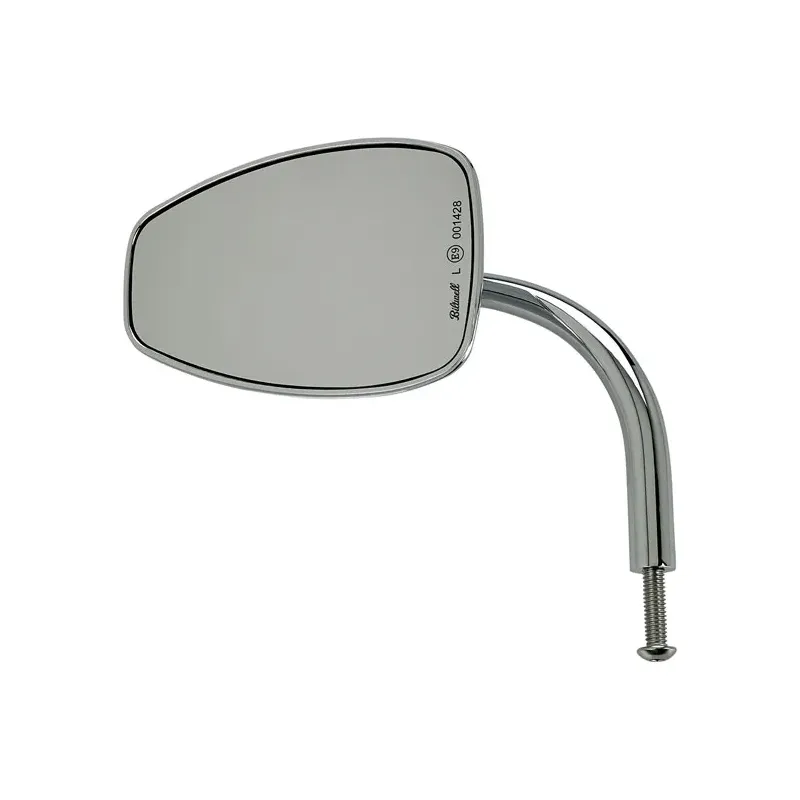 cafe 4 racer - Biltwell, Utility teardrop mirror chrome ECE appr. - BILTWELL Standard mirrors 