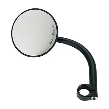 cafe 4 racer - HIGHSIDER ESAGANO-RS handlebar end mirror, short - Highsider Bar end mirrors 4054783657056