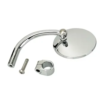 cafe 4 racer - Biltwell, okrúhle zrkadlo Utility chróm ECE appr. - BILTWELL Zrkadlá do riadítok 