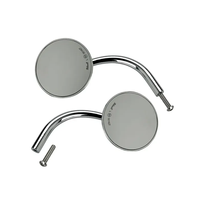 cafe 4 racer - Biltwell utility round mirrors chrome ECE appr. - BILTWELL Standard mirrors 