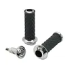 cafe 4 racer - Biltwell, Alumicore gripy. Chróm - BILTWELL 25,4mm & 1 inch  