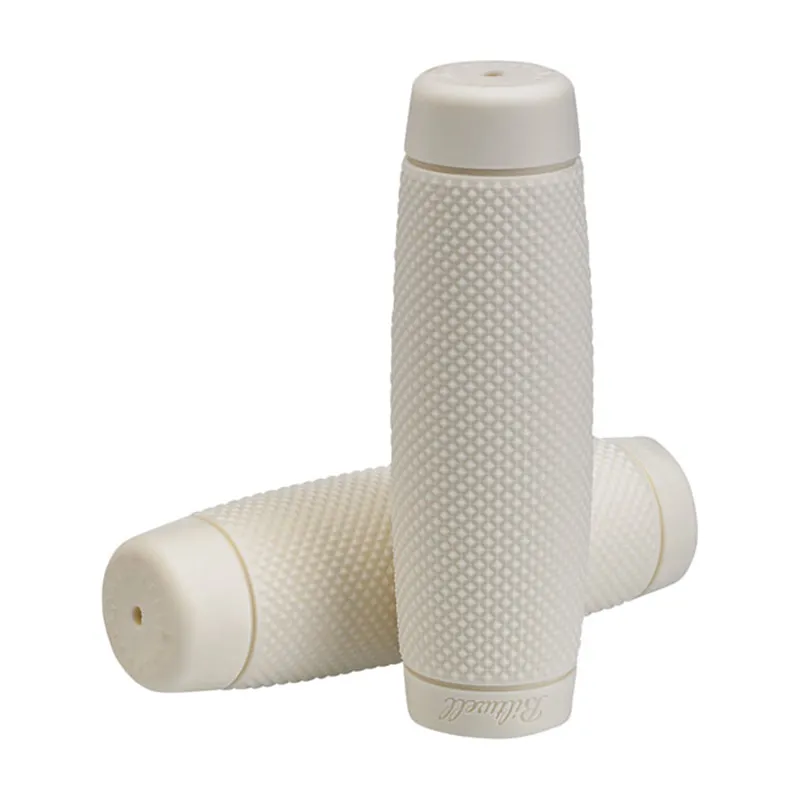 cafe 4 racer - Biltwell 7/8" TPV grips Recoil white - BILTWELL 22mm &  7/8 inch 