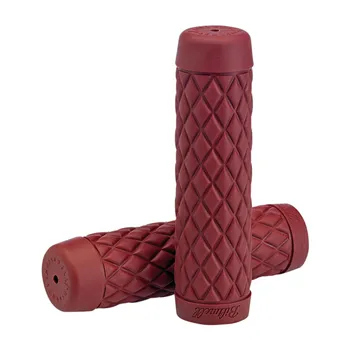 cafe 4 racer - Biltwell 1" rukojeti TPV Torker oxblood - BILTWELL 25,4mm & 1 inch  