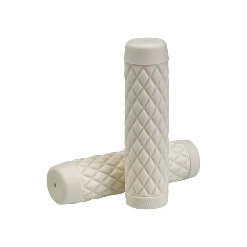 cafe 4 racer - Biltwell 7/8" TPV grips Torker white - BILTWELL 22mm &  7/8 inch 