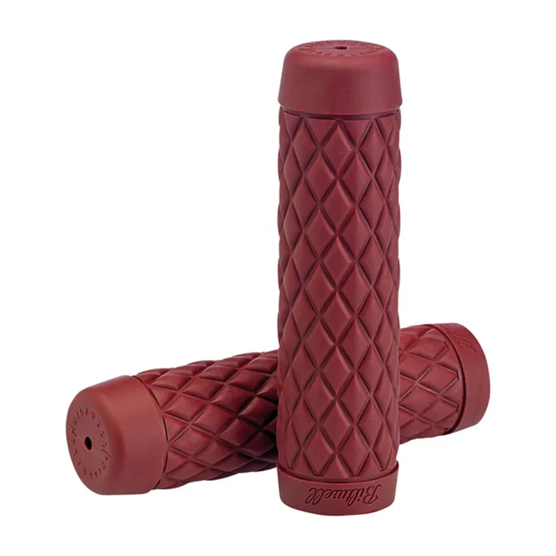 cafe 4 racer - Biltwell 7/8" TPV gripy Torker oxblood - BILTWELL 22 mm & 7/8 inch 