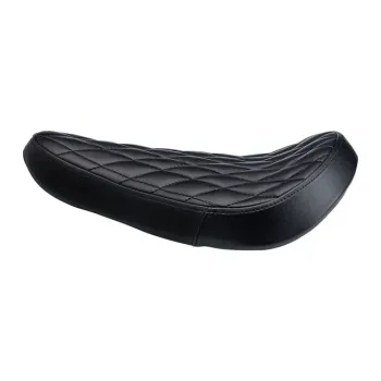 cafe 4 racer - Biltwell, Midline solo seat black Diamond - BILTWELL Bobber Solo Seats 