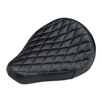 cafe 4 racer - Biltwell, Midline solo seat black Diamond - BILTWELL Bobber Solo Seats 