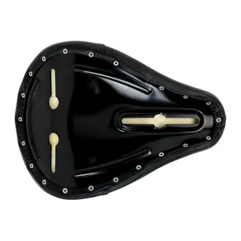 cafe 4 racer - Sedadlo Biltwell, Midline solo černé hladké - BILTWELL Sólo sedadla Bobber 