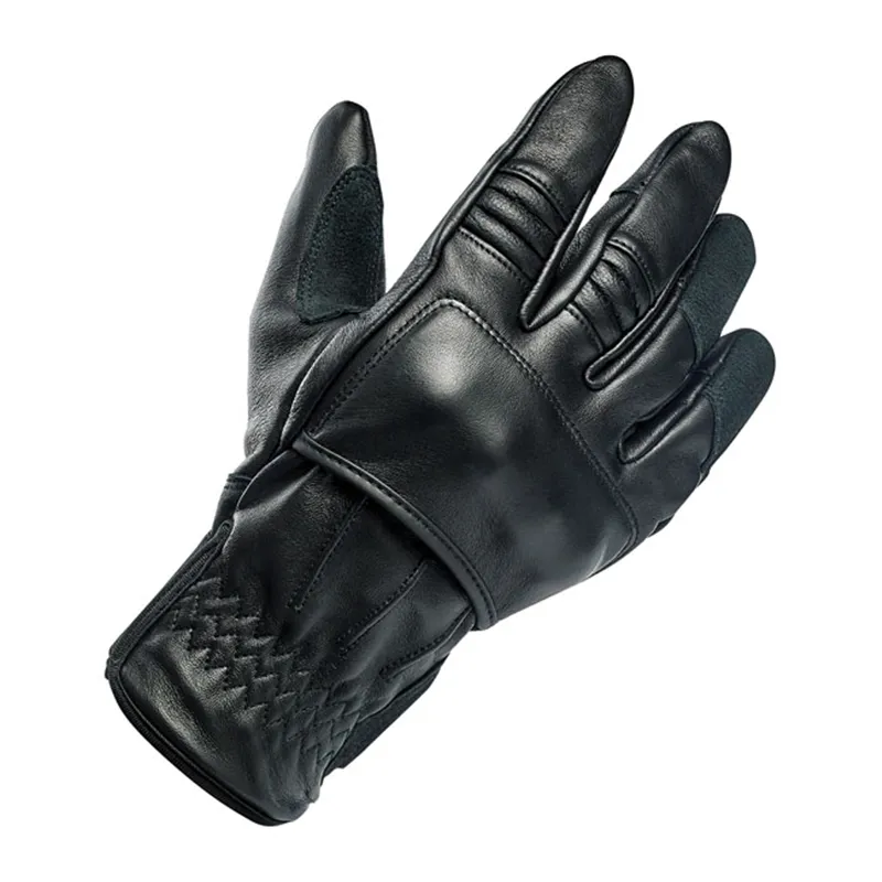 cafe 4 racer - Biltwell Belden gloves black CE appr. - BILTWELL Gloves 