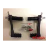 cafe 4 racer - TAROZZI  Universal rear sets for cafe racer  - fixed footpegs  SILVER/BLACK - Paolo Tarozzi  Rearsets 
