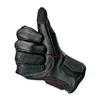 cafe 4 racer - Biltwell Belden gloves black/redline CE appr. - BILTWELL Gloves 