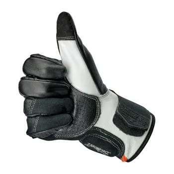 cafe 4 racer - Rukavice Biltwell Borrego černá/cementová CE appr. - BILTWELL Rukavice 