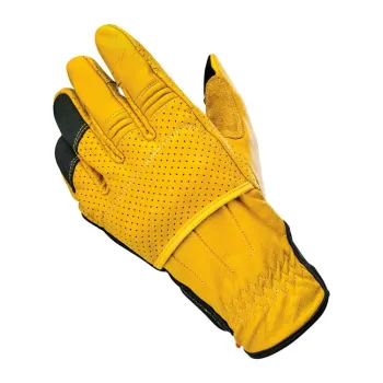 cafe 4 racer - Biltwell Borrego gloves gold/black CE appr. - BILTWELL Gloves 