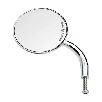 cafe 4 racer - Universal Mirror "F800 Scooter" Black ABS E-approved M8-R Right Piece Price - HS MOTO Germany Standard mirrors 4251352609786