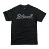 cafe 4 racer - Biltwell Script Grey T-shirt black - BILTWELL T-Shirts 