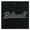 cafe 4 racer - Biltwell Script Grey tričko černé - BILTWELL Trička 