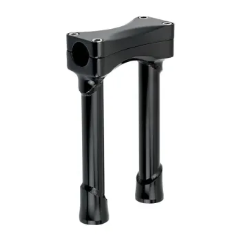 cafe 4 racer - Risers 22mm Height 32mm anodized silver - Rebelmoto Clamp Kit & Risers 