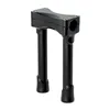 cafe 4 racer - Biltwell Murdock O/S straight risers 8" black - BILTWELL Clamp Kit & Risers 
