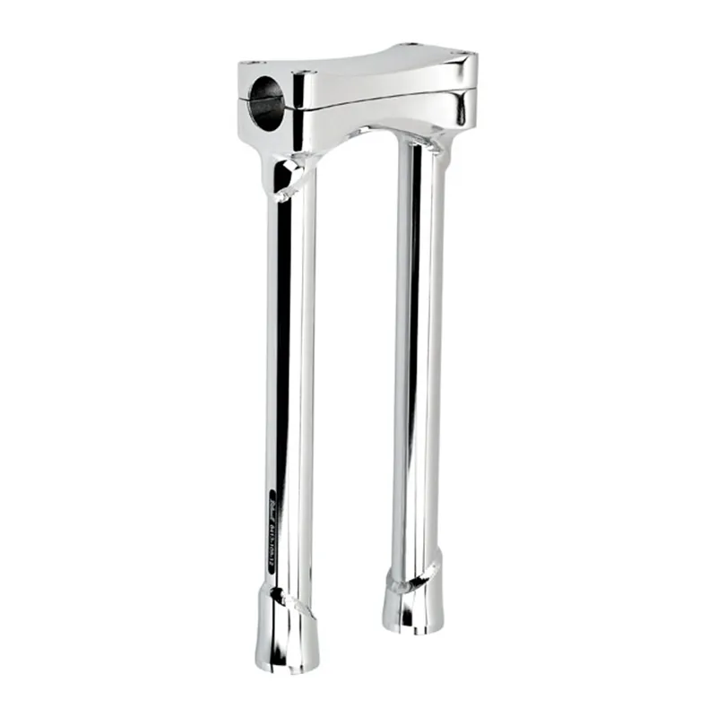 cafe 4 racer - Biltwell Murdock O/S straight risers 12" chrome - BILTWELL Clamp Kit & Risers 