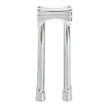 cafe 4 racer - Biltwell Murdock O/S straight risers 12" chrome - BILTWELL Clamp Kit & Risers 