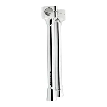 cafe 4 racer - Biltwell Murdock O/S straight risers 12" chrome - BILTWELL Clamp Kit & Risers 