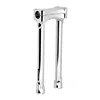 cafe 4 racer - Biltwell Murdock O/S straight risers 12" chrome - BILTWELL Clamp Kit & Risers 