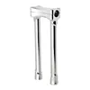cafe 4 racer - Biltwell Murdock O/S straight risers 12" chrome - BILTWELL Clamp Kit & Risers 