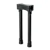 cafe 4 racer - Biltwell Murdock O/S straight risers 12" black - BILTWELL Clamp Kit & Risers 