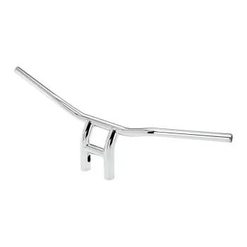 Biltwell Tyson XL pullback handlebar 8" chrome slotted