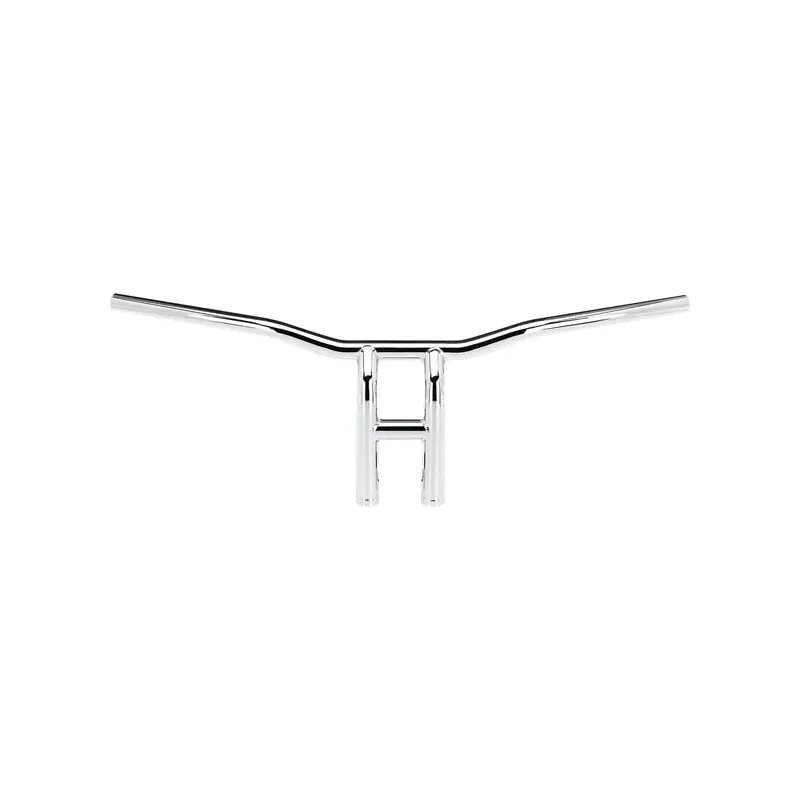 cafe 4 racer - Biltwell Tyson XL pullback handlebar 10" chrome slotted - BILTWELL H&D & Custom 