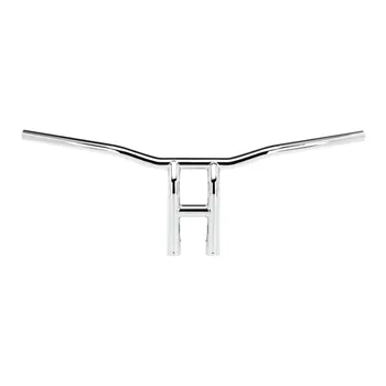 cafe 4 racer - Biltwell Tyson XL pullback handlebar 10" chrome slotted - BILTWELL H&D & Custom 