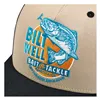 cafe 4 racer - Biltwell Bait snapback cap black/beige/aqua - BILTWELL Caps 