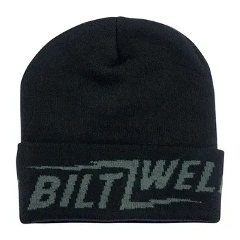 cafe 4 racer - Biltwell Woven Bolts beanie black - BILTWELL Beanies 